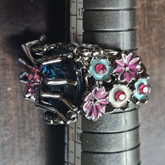 🕷️💐Spider / Floral Ring GORGEOUS - NWOT💐🕷️ - Picture 16 of 16